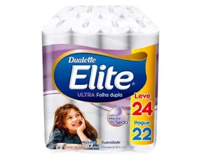 [APP+LEVE 3 PAGUE 2]Papel Higiênico Folha Dupla Elite Ultra 24 Rolos | R$17