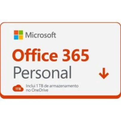 [CC SUB] - Gift Card Digital Microsoft Office 365 Personal com 1TB HD Virtual 12 Meses