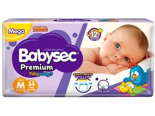 [COMPRE 3, PAGUE 1] Fralda Babysec Premium Galinha Pintadinha - Tam. M | R$10