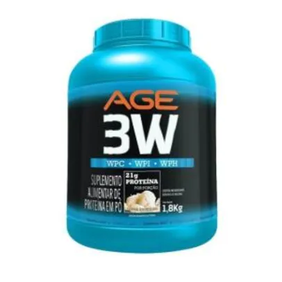 Whey Protein 3W 1.8 kg AGE Nutrilatina | R$108