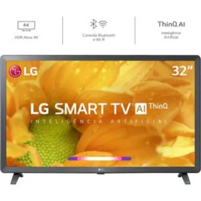 [AME R$ 764] Smart TV Led 32'' LG 32LM625 HD Thinq AI R$ 899