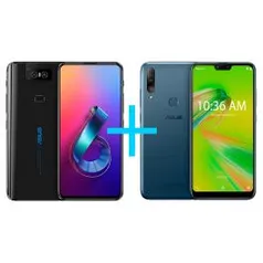 ZenFone 6 8GB 256GB + ZenFone Max Shot 4GB 64GB - R$3599