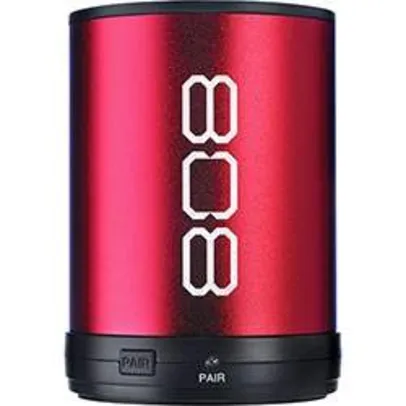 [Submarino] Caixa Acústica Bluetooth Canz 808 Vermelha - R$38