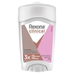 Desodorante Antitranspirante Rexona Clinical Classic Women Stick 48g