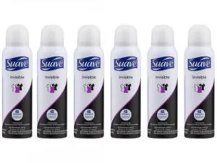 Kit Desodorante Suave Invisible Aerossol - 6 Unidades