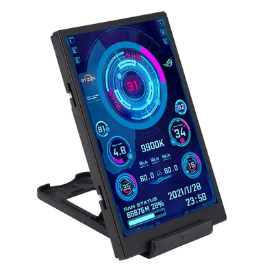 [NOVOS USUÁRIOS] Tela secundária computador cpu gpu ram hdd monitorusb display para livrement 3.5 Polegada ips TYPE-C 