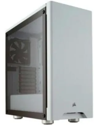 Gabinete Corsair Gamer Carbide 275R Branco com Lateral em Vidro Temperado R$400