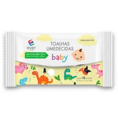 [ 9 Unidades] Lenço Umedecido Baby Ever Care 96 Unidades | R$3,16 cada