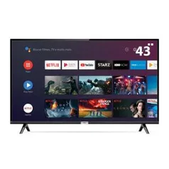 Smart TV LED 43" AndroidTV TCl 43s6500 Full HD | R$1.186