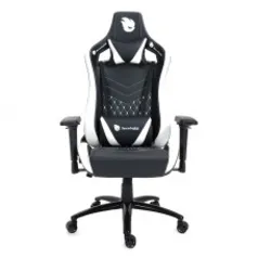 Cadeira Gamer Terabyte Black Throne, Reclinável, 4D, Suporta até 180KG, Preto e Branco