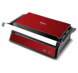 Grill e Sanduicheira Philco PGR28VI Inox Red 2 em 1 1250W