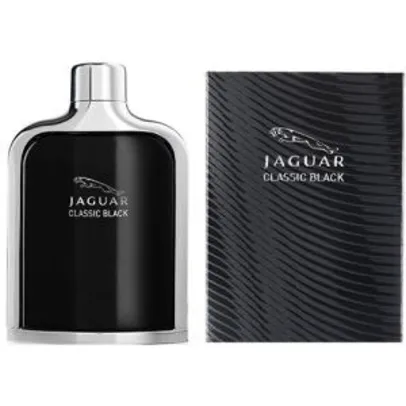 Perfume Jaguar Classic Black Masculino Eau de Toilette 100ml - R$112