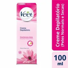 Creme Depilatório Corporal Veet Peles Normais E Secas 100ml | R$12