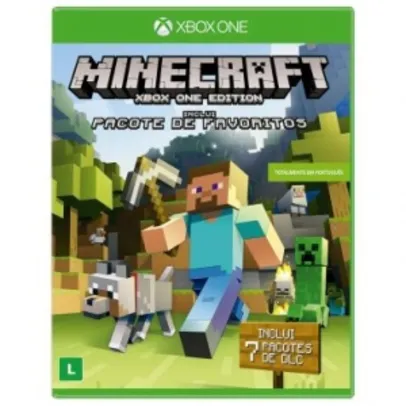 Minecraft + 07 pacote de Dlcs - Xbox One - R$ 49,90