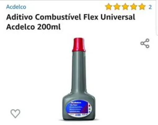 Aditivo Combustível Flex Universal Acdelco 200ml