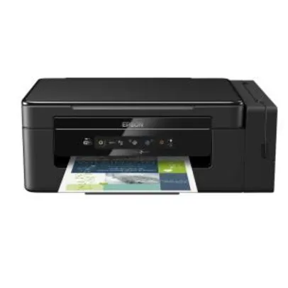 Multifuncional Tanque de Tinta Epson EcoTank L395 Wireless - Impressora, Copiadora e Scanner