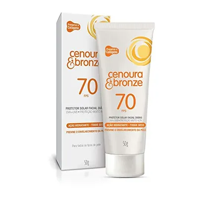 (REC) Cenoura e Bronze Protetor Solar Facial Fps70 - 50 g