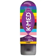 Lubrificante K-med 2 em 1 gel 203 Gr LGBTQIA+