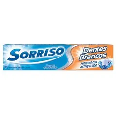 5x Creme Dental Sorriso Dentes Brancos 90G