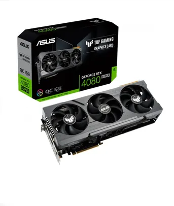 Placa de Vídeo Asus TUF Gaming NVIDIA GeForce RTX 4080 Super OC, 16GB, GDDR6X, DLSS, Ray Tracing