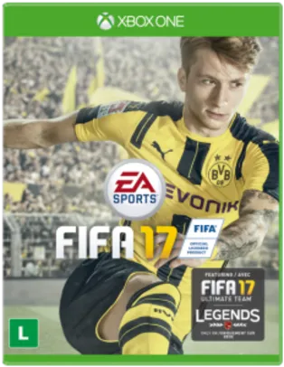 Game - FIFA 17 - XBOX One por R$ 145,72 - Frete Grátis!