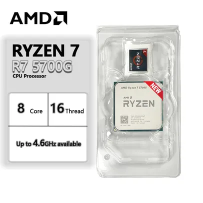 Processador AMD Ryzen 7 5700G com Vídeo - 3.8Ghz T-4.6GHz