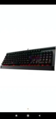 Teclado Mecânico Gamer Rawar Frontline W1, RGB, Switch Kailh Blue, ABNT2  | R$240