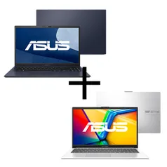 Notebook ASUS ExpertBook B1502CBA-BQ2863X Star Black + Notebook ASUS Vivobook Go 15 E1504GA-NJ440W Cool Silver