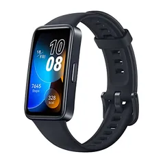 Smartband HUAWEI Band 8,  14 dias de duração da bateria,TruSleepTM 3.0, respostas rápidas de mensagens, compatível com iOS e Android, Preto