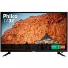 TV LED 32 HD Philco PTV32C30D 2 HDMI 1 USB com Conversor Digital | R$684