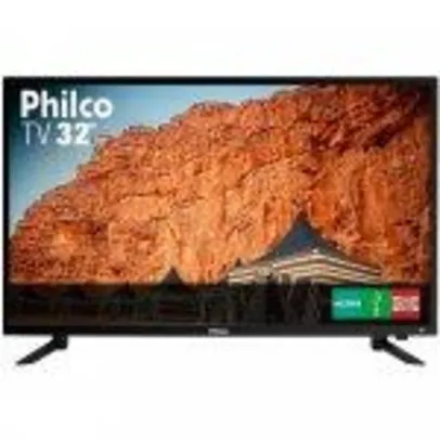 TV LED 32 HD Philco PTV32C30D 2 HDMI 1 USB com Conversor Digital | R$684