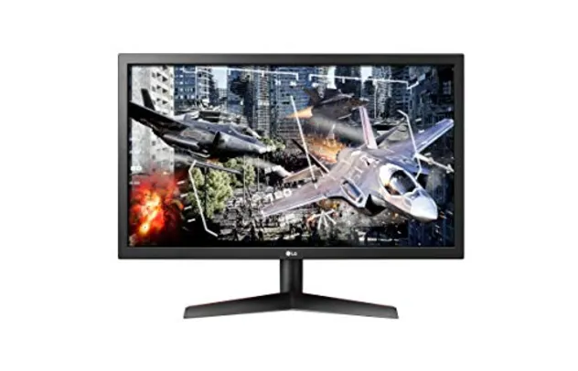 Monitor Gamer LG 24 LED Full HD 144Hz, 1ms MBR, HDMI x2, DisplayPort, AMD RADEON FreeSync, LG, 24GL600F, LED, 23.6