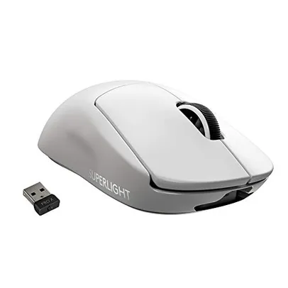 Mouse Gamer Sem Fio Logitech G PRO X SUPERLIGHT Branco