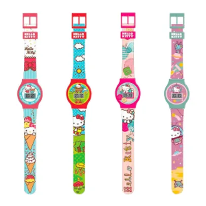 Relógio Hello Kitty Digital 5 funções Sortido - R$4,99
