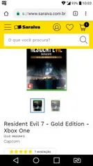 Resident Evil 7 - Gold Edition - Xbox One | R$114