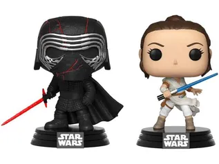 [Cl. Ouro] Funko Pop! Star Wars Kylo & Rey 45035 | R$128