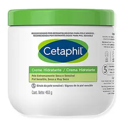 Cetaphil Creme Hidratante Pele Extremamente Seca - Creme Hidratante Corporal - 453g