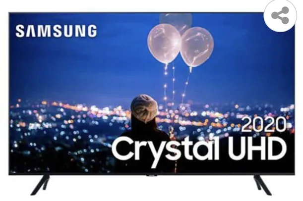 [App] Smart TV 65’’ Samsung 65TU8000 Ultra HD 4K 3HDMI 2 USB Wi-Fi Processador Crystal UHD | R$3600