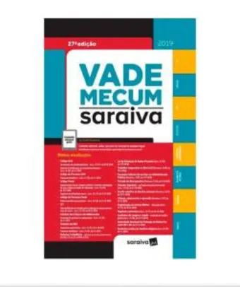 Vade Mecum Saraiva 2019 (receba R$ 48 com AME)