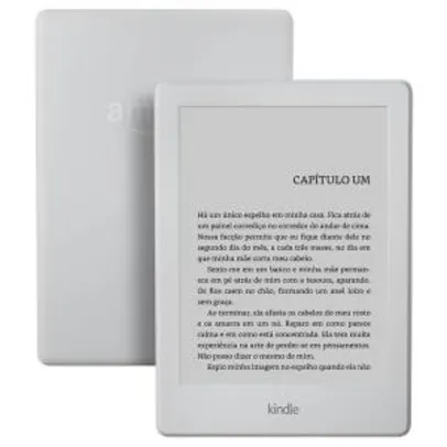 [BUG] Kindle Branco com Wi-Fi, 4GB, Tela 6” Sensível ao Toque de Alta Definição e Bateria de Longa Duração (8ª Geração) - R$75