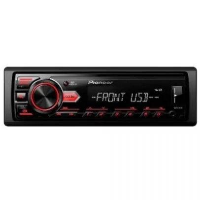 Som Automotivo Pioneer MVH-98 Preto Rádio FM USB