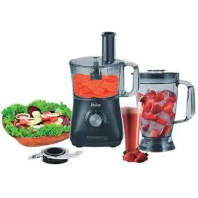 Multiprocessador com Liquidificador Philco All In One 2 2 Velocidades + Espremedor de frutas - 800W