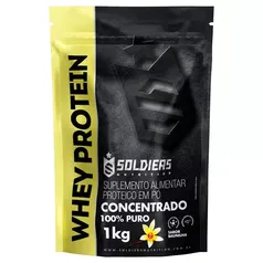 Whey Protein Concentrado 1Kg - Baunilha - Soldiers Nutrition