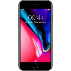 iPhone 8 64GB Cinza Espacial Tela 4.7" IOS 4G Câmera 12MP - Apple R$2.816