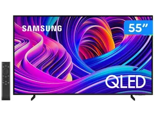 Smart TV 55” 4K QLED Samsung QN55Q60BAGXZD