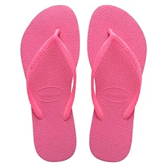 Chinelo Slim, Havaianas, Meninas, Rosa Cristal