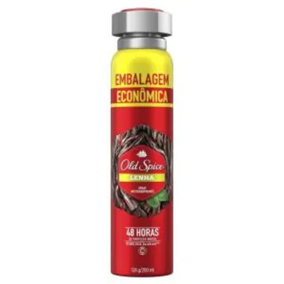 Desodorante Spray Antitranspirante Old Spice Lenha 124g