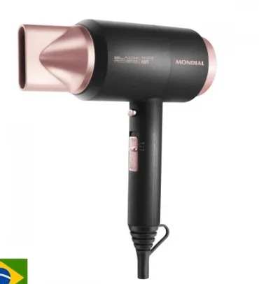 Secador de cabelo 1.900 watts Black Rose Compact Turbo - SC-38 - Mondial