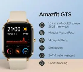 AMAZFIT GTS - R$ 612