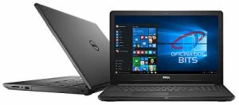 Notebook, Dell, Inspiron i15-3567-A30P, i5-7200U, 4 GB RAM, HD HD 1000(GB) GB, LED, Tela 15.6", windows_10 | R$3562
